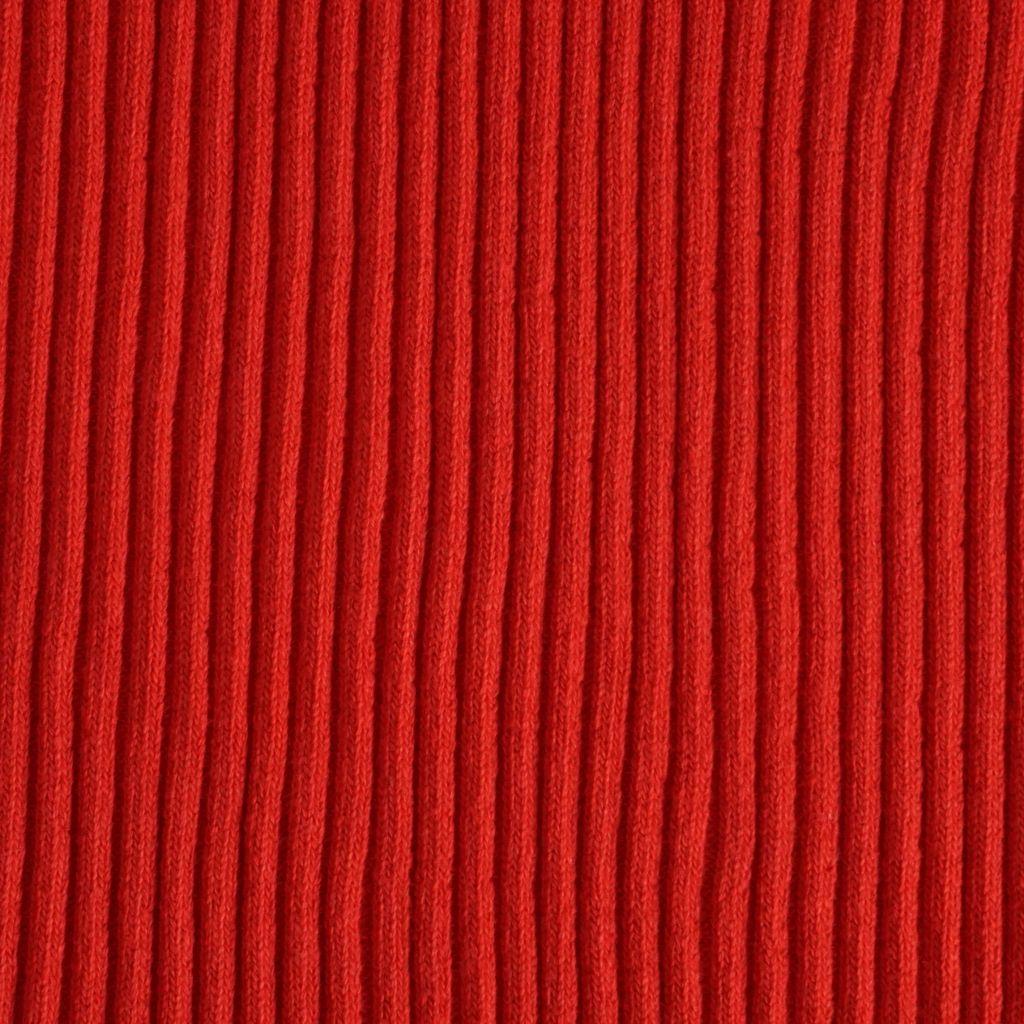 Rippenbündchen 3x3 rot
